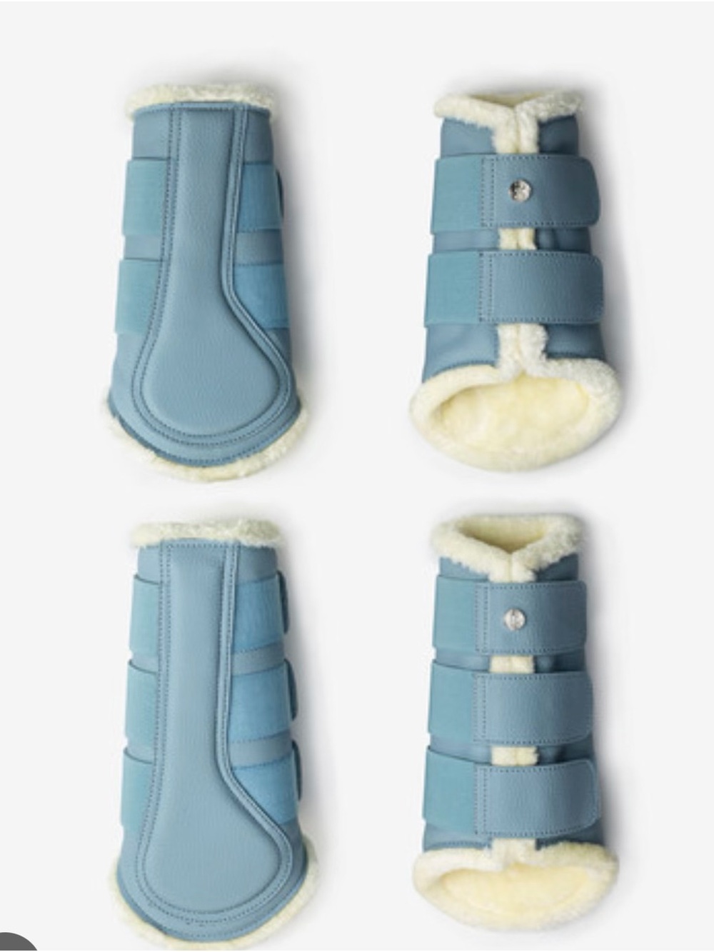 PS of Sweden Brushing Boots Blue COB horse equine exercise training riding tack